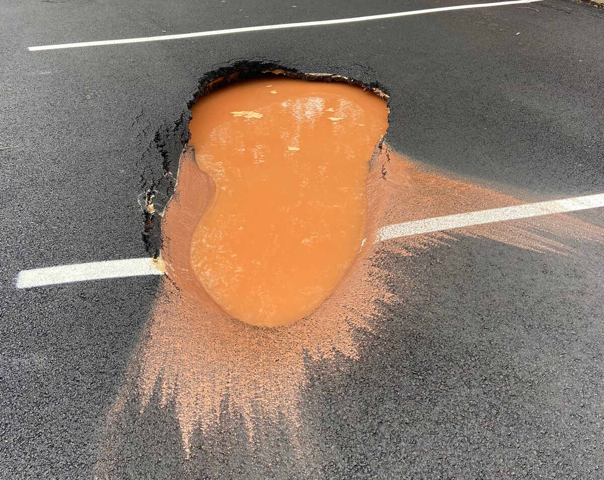 Asphalt repair for site